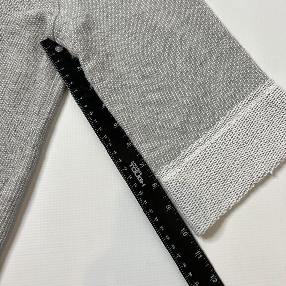 Soft Surroundings Just Beachy French Terry Gray Size Medium Hoodie Style 2AG32 - Picture 7 of 8